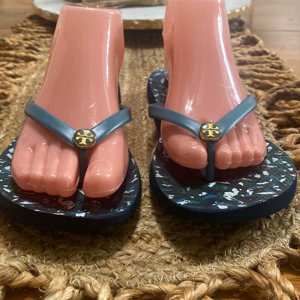 Tory Burch thin strap flip flop